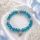 Aqua Pearl & Silver Heart 