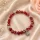 Red Pearl & Silver Heart 