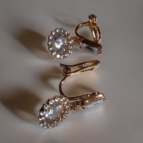 Margaret diamond clips
