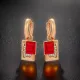 Ria Red & Crystal Long