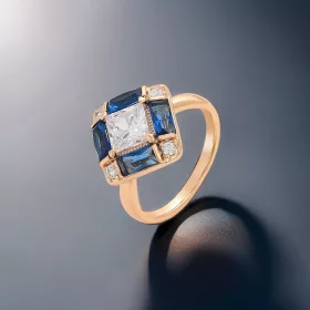 Blue & Crystal Logic Luxus