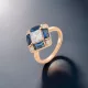 Blue & Crystal Logic Luxus