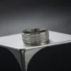 Wavin' Brushed Silver Elegant