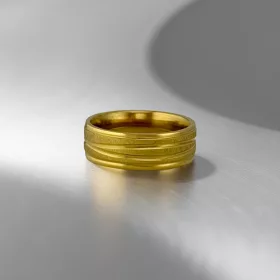 Wavin' Brushed Gold Elegant