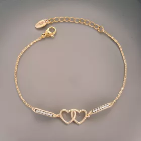 Dia Double Heart Solid