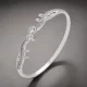 Lea Crystal Silver Elegant