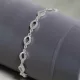 Eye Crystal Silver