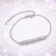 Line Crystal Silver Elegant