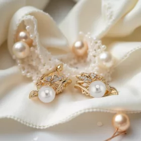 Leaf Crystal & Pearl