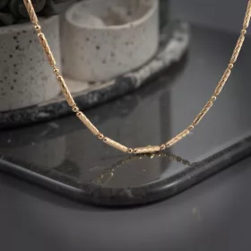 Line & Pearl Micro Gold
