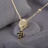Jesus Pearl Cross Black