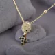 Jesus Pearl Cross Black