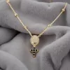 Jesus Pearl Cross Black