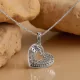 Secret Silver Crystal Heart 