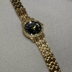 Black & gold crystal elegant
