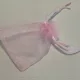 Organza ajándéktasak - Rózsaszín