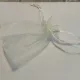 Organza ajándéktasak - Vanília